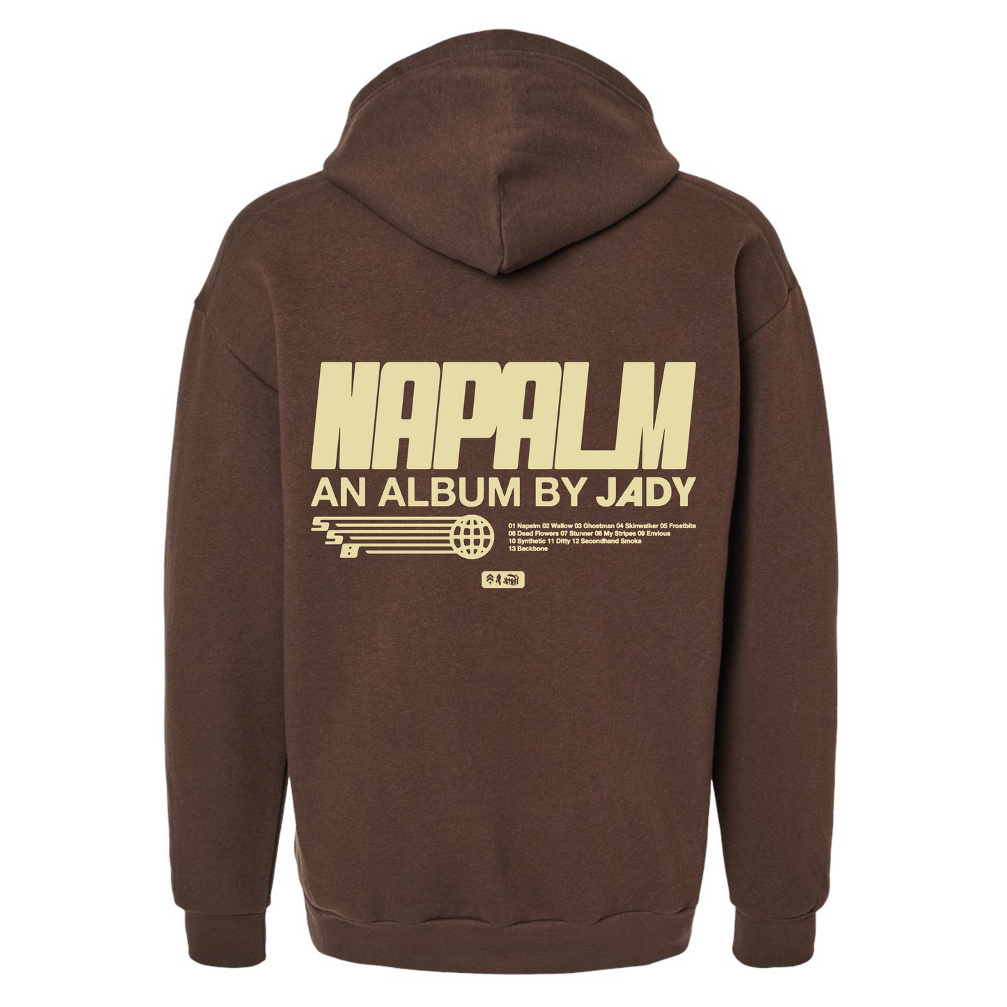 Napalm Hoodie Brown